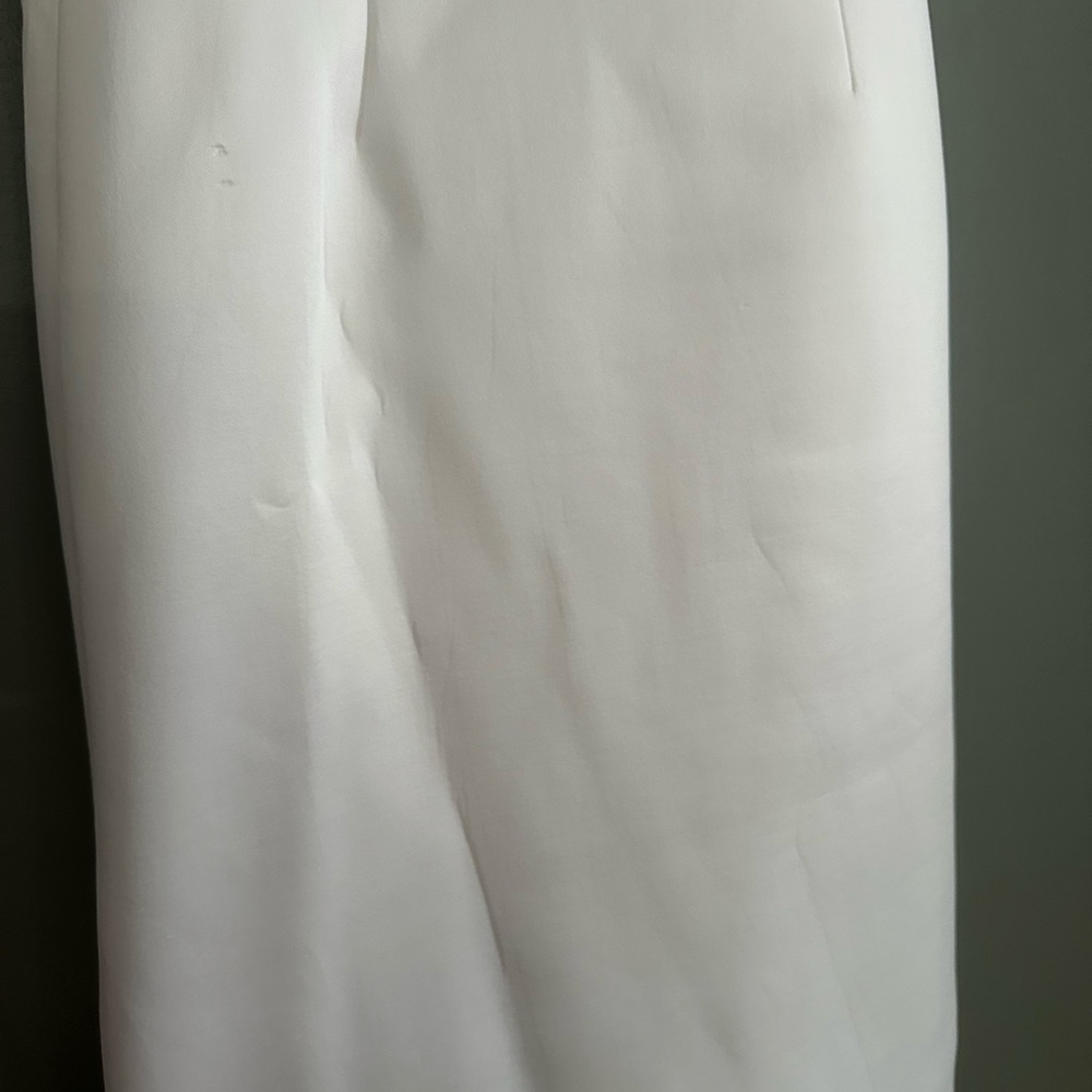 ASOS Maeve Sculpted Off Shoulder Statement Dress in Ivory US 8 - Picture 6 of 16